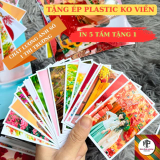 [NOWSHIP] IN ẢNH 5x7 TẶNG ÉP PLASTIC KO VIỀN