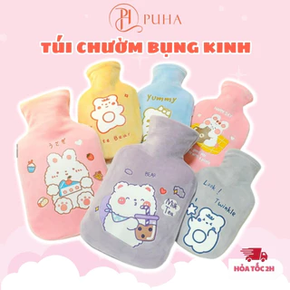 Túi chườm đa năng PUHA, phiên bản hình thú 1000ml dễ thương đáng yêu dành cho bạn nữ