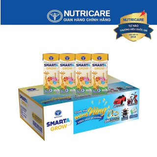 Thùng sữa nước pha sẵn Nutricare Smarta Grow loại 110ml (48hộp)