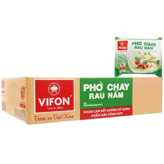 Thùng 30 gói Phở chay rau nấm Vifon gói 65g