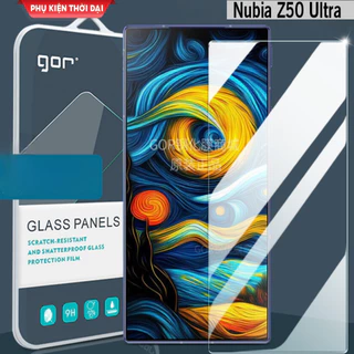 Cường lực Nubia Z50 Ultra hiệu Gor trong suốt bóng mượt chơi game mướt