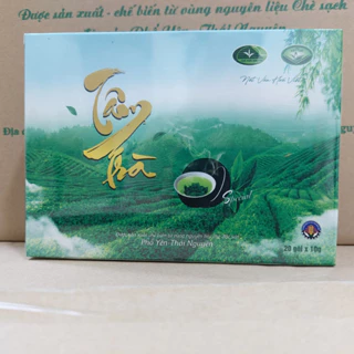 Tâm trà Thái Nguyên(hộp 200gr gồm 20 gói nhỏ hút chân không)