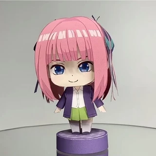 [Gotoubun No Hanayome] - Mô hình giấy Anime Chibi Nakano Nino