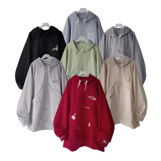 Áo Hoodie Nỉ Bông Túi Lạ Mắt Chữ Thêu HOUSE Unisex - N.E.K.K