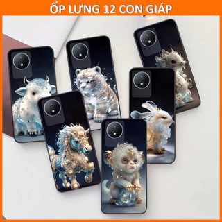 Ốp lưng Vivo Y02 hình 12 con giáp cute dễ thương, rẻ bền đẹp