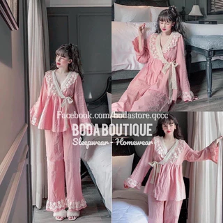 PIJAMA, BỘ NGỦ TIỂU THƯ QUẢNG CHÂU CAO CẤP