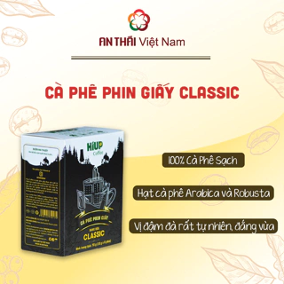 Cà Phê Phin Giấy Hiup Coffee Classic (Hộp 6 phin x 12g) - HIUP Coffee