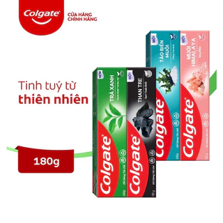 Kem đánh răng Colgate Muối hồng Himalaya , tảo biển , than tre, trà xanh hộp 180g