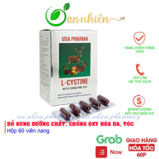 L-CYSTIN giảm rụng tóc, bổ sung dưỡng chất giúp da giảm nám, tàn nhang - Hộp 60 viên