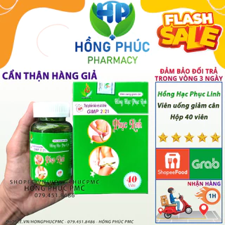 Viên uống giảm cân Hồng hạc Phục Linh hỗ trợ giảm mỡ đùi mỡ bụng nhanh cấp tốc an toàn cơ địa khó giảm a