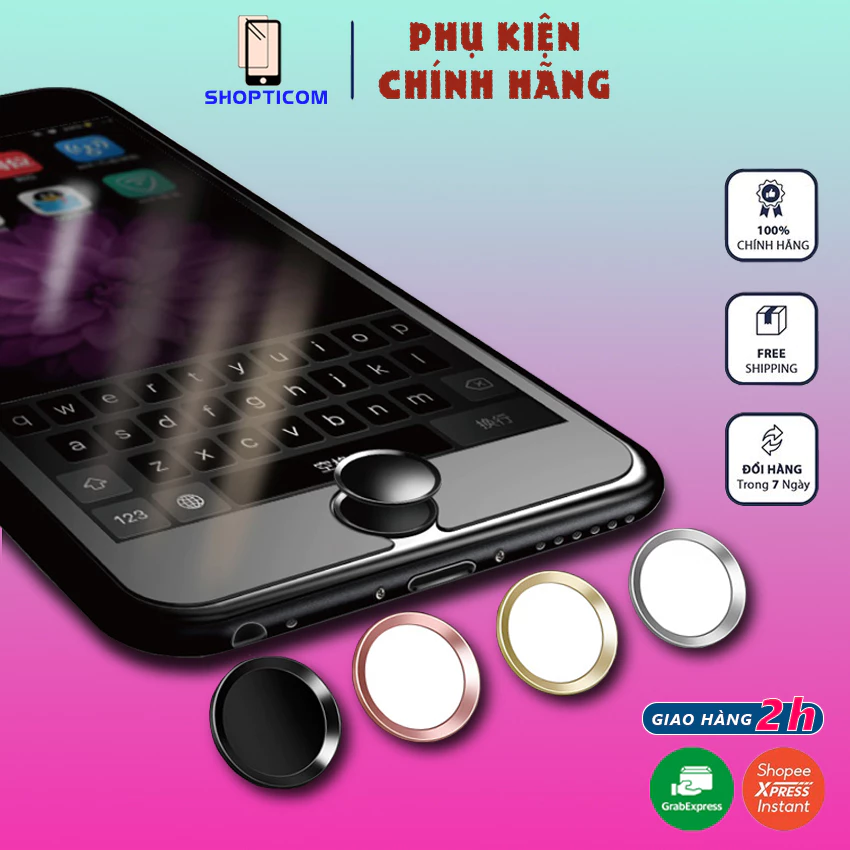 Dán nút home cảm ứng vây tay cho iphone 6 6s 6sPlus 7 7Plus 8 8 Plus S P