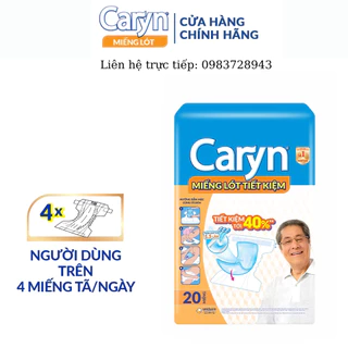 Miếng lót người già CARYN bổ sung 20 miếng (không phải tấm đệm lót giường), Miếng lót bổ sung cho người lớn