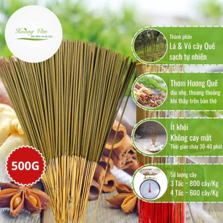 [500G] Nhang Quế loại thường - nhang sạch mùi nhẹ thoang thoảng