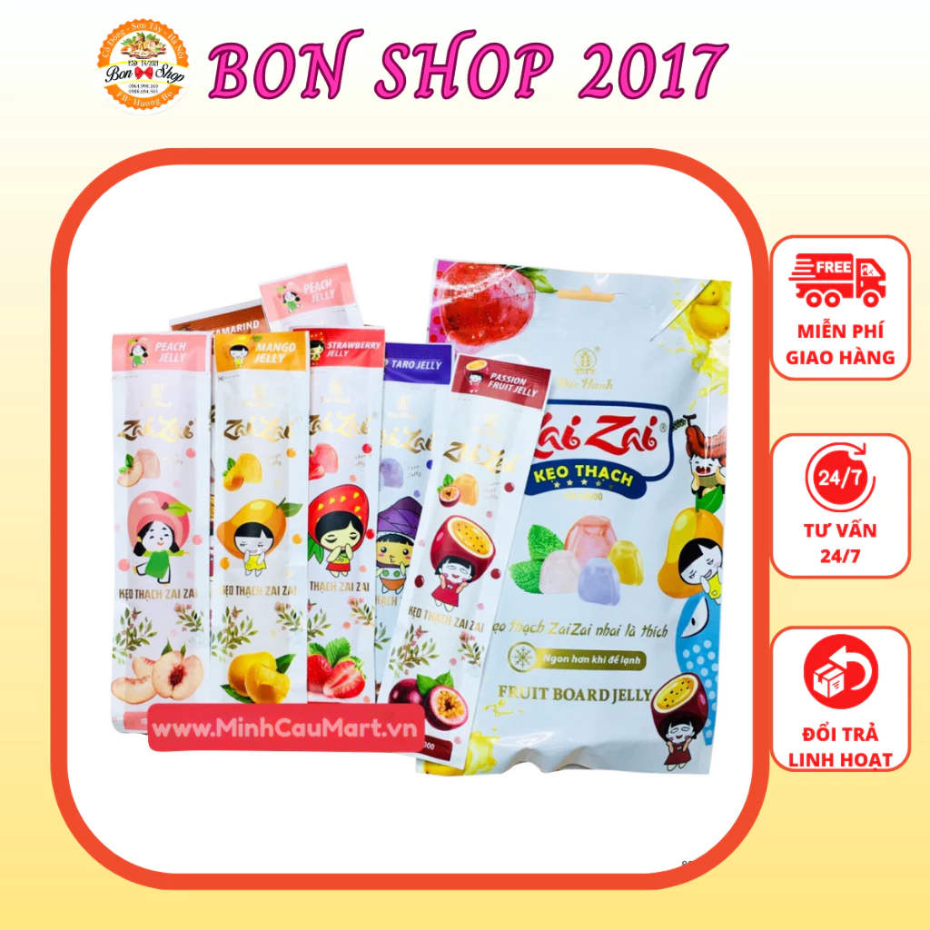 1KG THẠCH ZAI ZAI ĐỨC HẠNH ĐỦ LOẠI