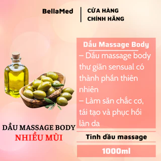 Dầu massage body tinh dầu thiên nhiên chuyên dụng trong spa đông y, massage thư giãn