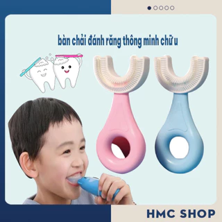 Bàn Chải Đánh Răng Chữ U Thông Minh Chất Liệu Silicon Cho Bé Từ 2 - 6 Tuổi