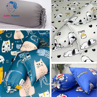 Vỏ gối ôm Cotton LoveMama vải Cotton chống thấm có đủ kích thước yêu cầu