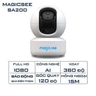 Camera giám sát không dây wifi Magicsee SA200 Full HD1080 Camera dành cho người Việt