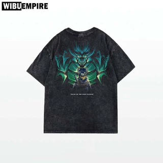 WIBU EMPIRE | Áo Thun Wash Form Rộng Shisui Uchiha | Anime Naruto - Áo Phông Wash Unisex