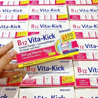 VITAMIN B12 VITA- KICK TETESEP - Phục hồi sức khoẻ sau ốm- giảm nhanh mệt mỏi- hỗ trợ sk hệ thần kinh