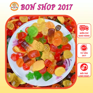 100G KẸO DẺO TRÁI CÁY CHIP CHIP, KẸO SỎI, SOCOLA ĐỦ VỊ