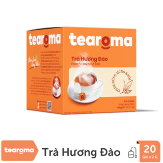 Combo 3 Trà túi lọc Đào Tearoma (Hộp 20gói x 2gr)