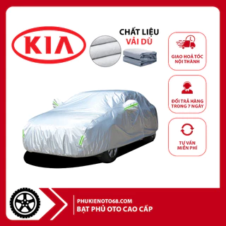 [KIA SOLUTO] Bạt che nắng mưa bảo vệ xe ô tô Kia Soluto, bạt vải dù Oxford cao cấp bạc che ô tô, xe hơi 3 lớp thông minh