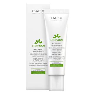 Kem Dưỡng Ẩm Và Làm Giảm Mụn BABE Stop AKN Mattifying Moisturiser 50ml