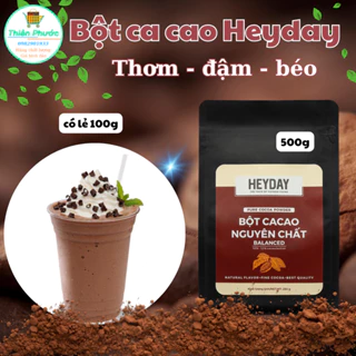 Bột cacao nguyên chất Heyday Balanced thơm ngon, béo nhiều, đậm vị  50g - 200g - 500g