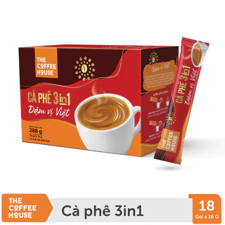 The Coffee House cà phê sữa hoà tan 3IN1 đậm vị Việt  (Hộp 18 gói x  16g)