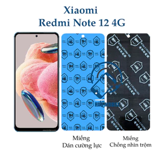 Dán cường lực dẻo nano Xiaomi Redmi Note 12 4G ( trong suốt và chống nhìn trộm )