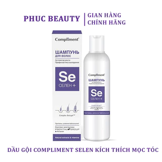 Dầu gội xả giúp mọc tóc, giảm rụng tóc Compliment Selen 200ml