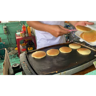 Bột  bánh rán Dorayaki làm được 12-15 cặp .