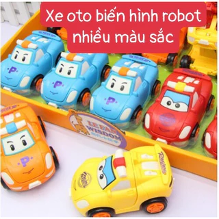 Đồ chơi Ô tô biến hình Robot nhiều màu sắc cho các bé