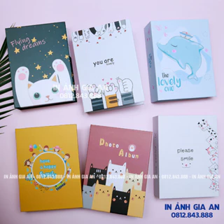 Album ảnh 6x9 - Đựng 200 ảnh - Bìa Cứng, Nhiều Mẫu - Ship Hỏa Tốc