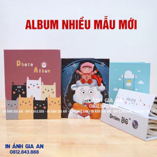 Album ảnh 9x12 - Loại 200 ảnh, Bìa Cứng Xinh Xắn - Ship Hỏa Tốc