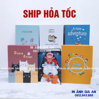 Album ảnh 13x18 - Đựng 100 ảnh - Bìa Cứng, Nhiều Mẫu Bìa Đẹp - Ship Hỏa Tốc