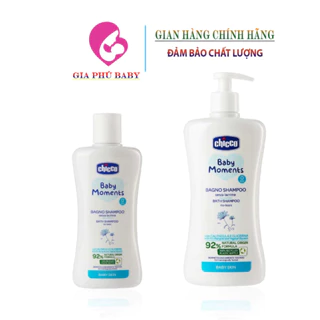 Sữa tắm gội Chicco chiết xuất hoa cúc ( chai 200ml và 500ml cho bé từ 0M+ ) chính hãng cho bé