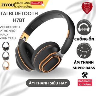 Tai Nghe Chụp Tai Bluetooth H7BT Có Mic Âm Thanh Siêu Hay Cho Điện Thoại, Laptop Máy Tính PC