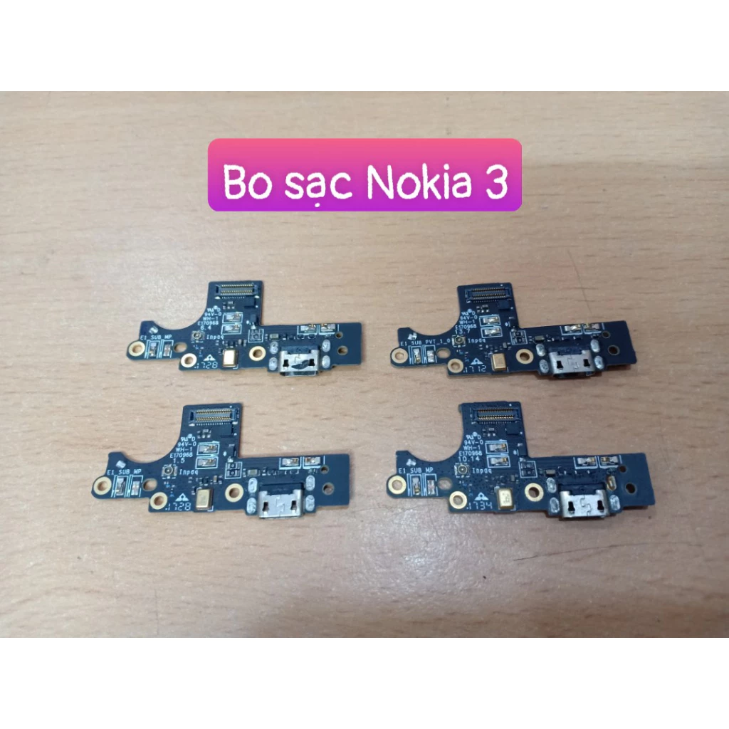 Bo chân sạc Nokia 3 ( zin tháo máy )