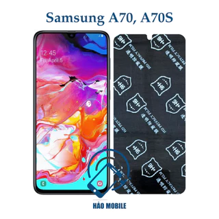 Dán chống nhìn trộm Samsung A70, A70s - Dán cường lực dẻo nano 9H+