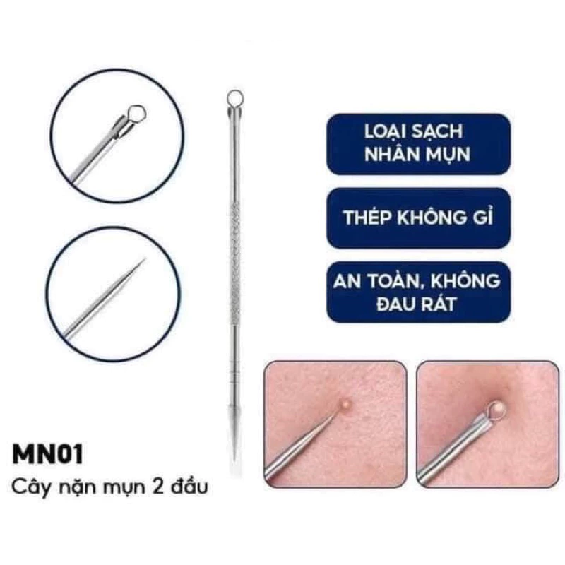 cây nặn mụn 2 đầu vacosi NM01 nhỏ gọn dễ sử dụng