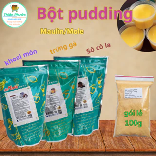 Bột pudding Mole nhiều vị gói lẻ 100g - sale