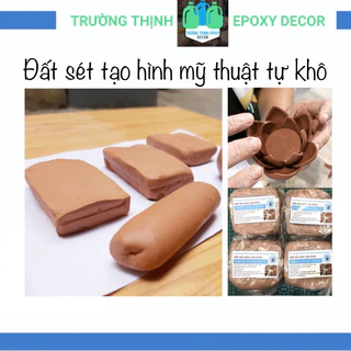 1Kg Đất Sét Tự Khô Mỹ Thuật Tạo Hình Điêu Khắc - Trường Thịnh Sài Gòn