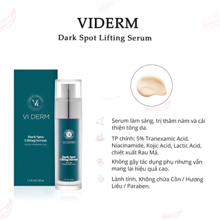 [CÔNG TY] Tinh Chất Giảm Thâm Nám, Đều Màu Da VIDERM DARK SPOT LIFTING SERUM 50ML