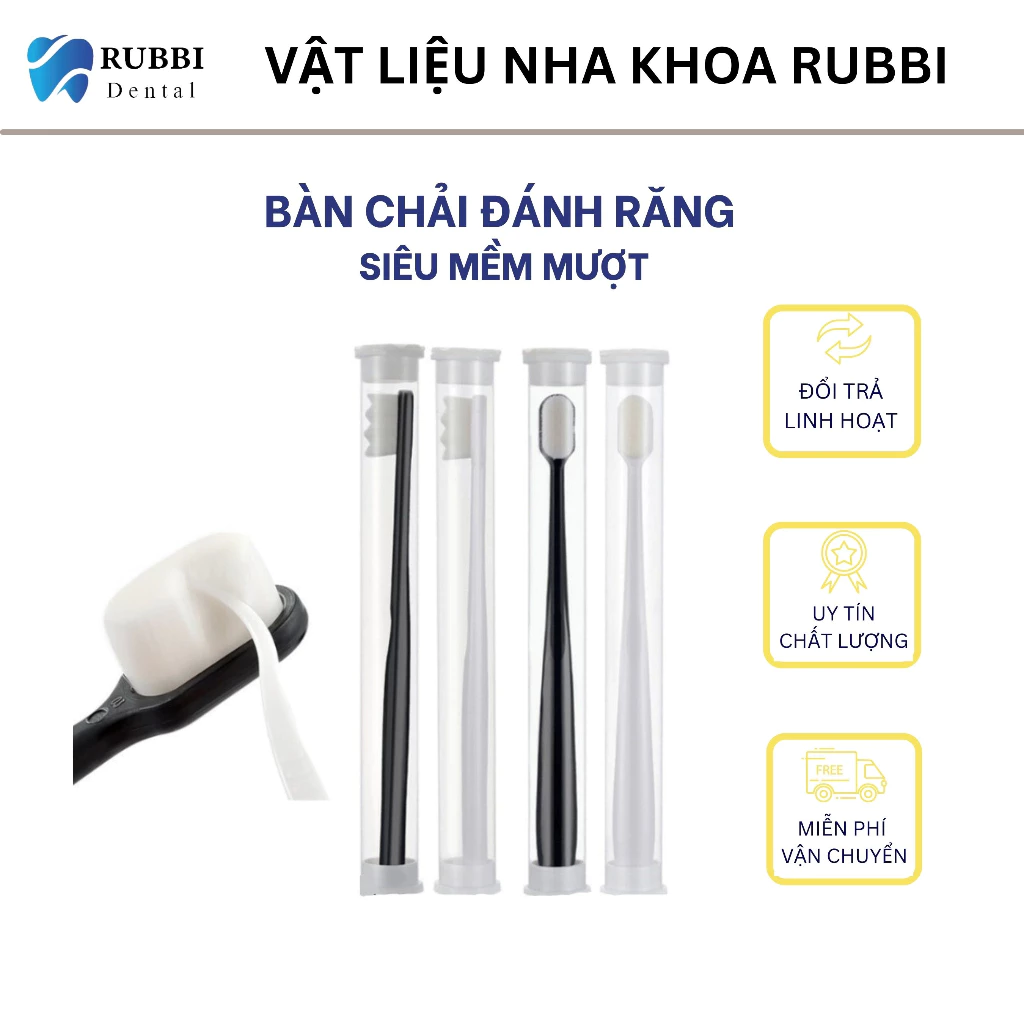 Bàn chải đánh răng siêu mềm sợi lông siêu nhỏ cho người niềng răng