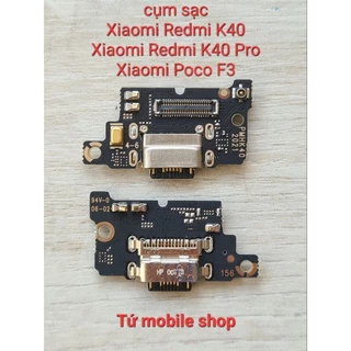 Cụm sạc Xiaomi Redmi K40  , Redmi K40 Pro , Poco F3