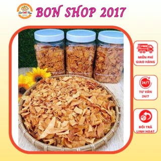 1kg Dừa khô sấy giòn ngọt, phù hợp ăn kèm chè, kem, sinh tố, bánh..