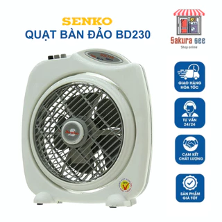 Quạt bàn đảo 2 tấc Senko cao cấp BD230 28W - Hàng chính hãng - Màu ngẫu nhiên