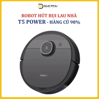 Robot hút bụi lau nhà Ecovacs  T5 Power - Hàng 98 - Tặng Bộ Phụ Kiện Chính Hãng VTE